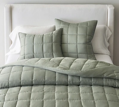TENCEL™ Box Stitch Quilt