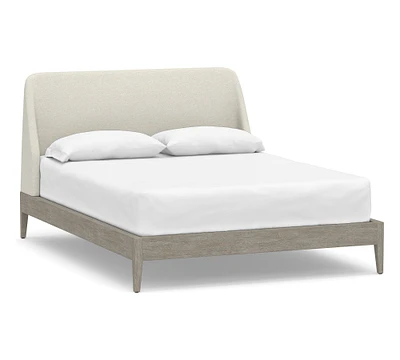 Layton Upholstered Platform Bed - Quick Ship