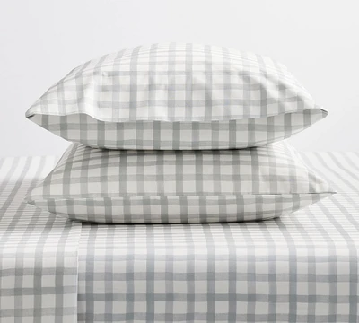 Kipton Plaid Percale Pillowcases - Set of 2