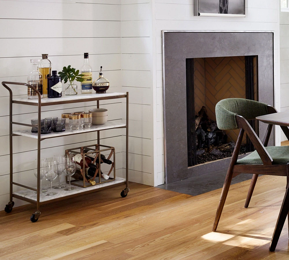 Burwell Marble Bar Cart (30")