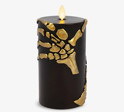 Open Box: Premium Flickering Flameless Halloween Pillar Candle