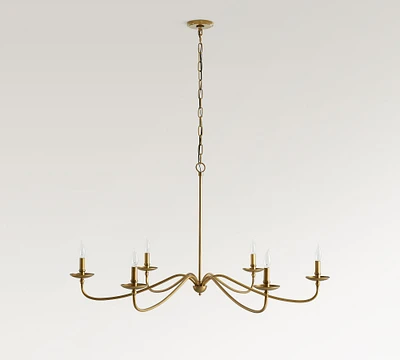 Lucca Iron Chandelier (38"-50")