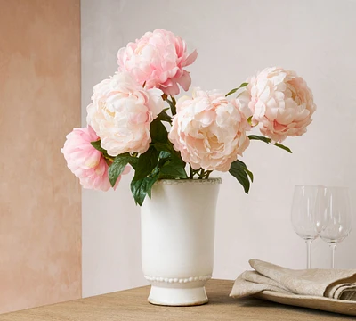 Faux Long Stem Peony Bundle