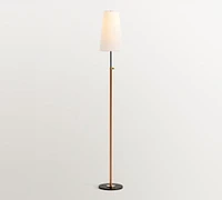 Harrison Leather Wrapped Floor Lamp (50")