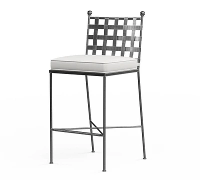 Bowie Metal Outdoor Barstool