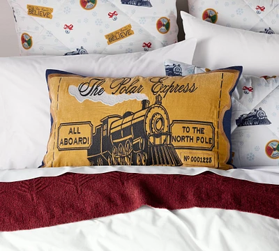 The Polar Express™ Ticket Lumbar Pillow