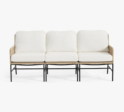Tulum Wicker 3-Piece Outdoor Sofa (72")