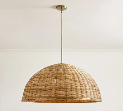Open Box: Marion Woven Dome Pendant