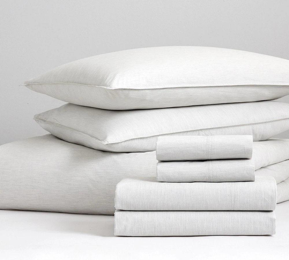 Spencer Washed Organic Percale Bedding Bundle