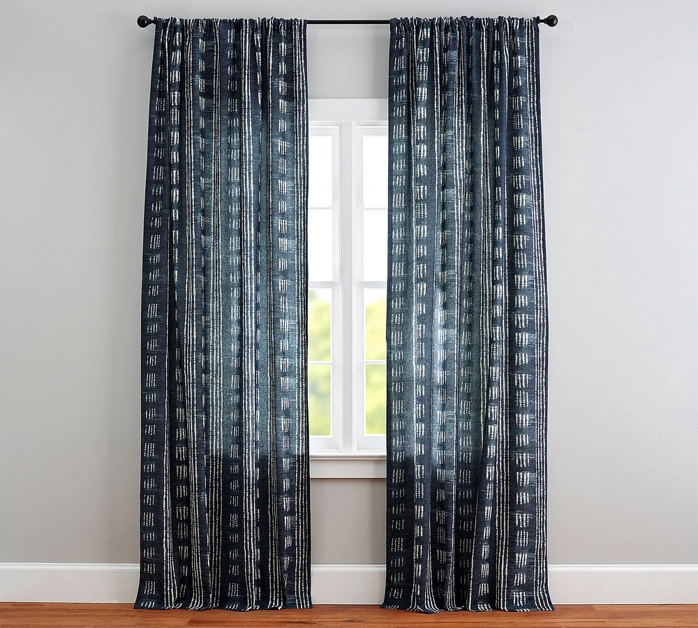 Open Box: Shibori Dot Curtain