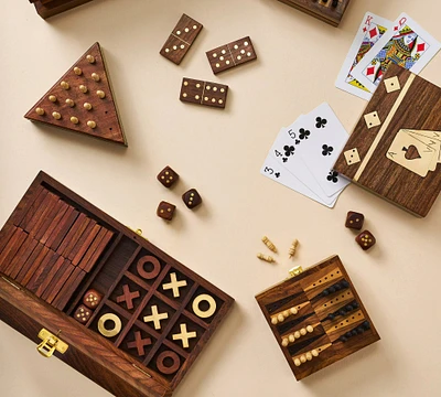 Handcrafted Rosewood Games