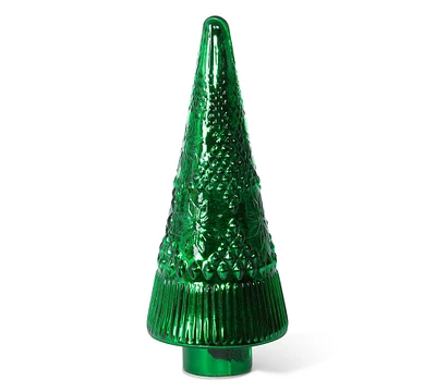Open Box: Lit Glass Christmas Tree