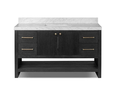Aspen 55" Marble Top Single Sink Vanity