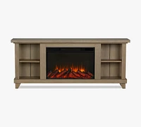 Bria Slim Electric Fireplace Media Cabinet
