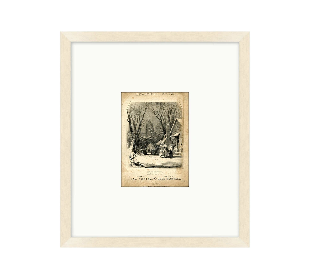 Beautiful Snow Framed Print