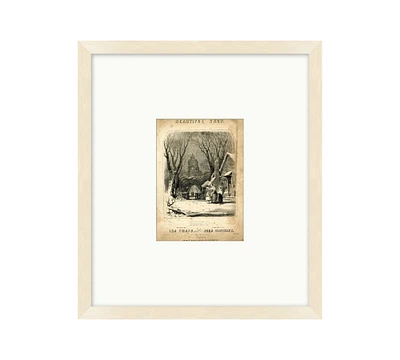 Beautiful Snow Framed Print