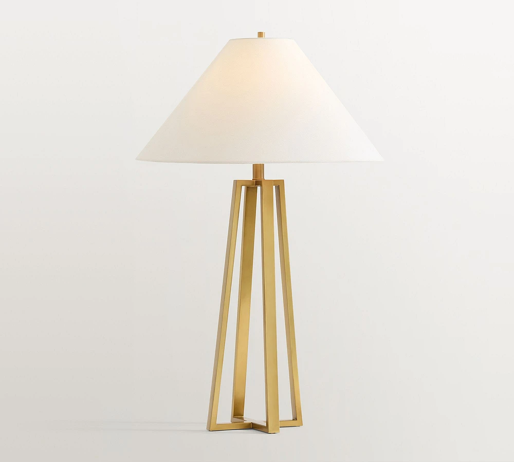 Emmett Metal Tripod Table Lamp (26")