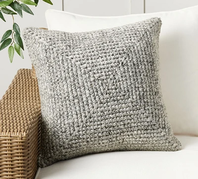 Rhade Textured Outdoor Pillow