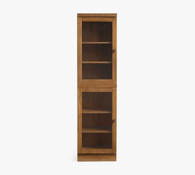 Reed Modular Bar Shelf with Glass Cabinet (18")