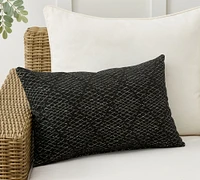 Open Box:Margot Diamond Outdoor Performance Lumbar Pillow