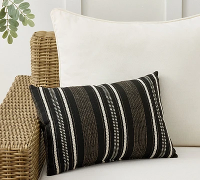 Celine Striped Outdoor Performance Lumbar Pillow