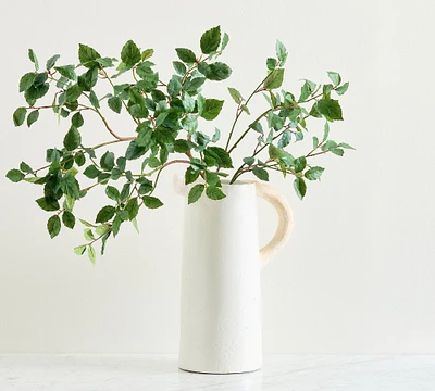 Faux Oversized Birch Leaf Branch