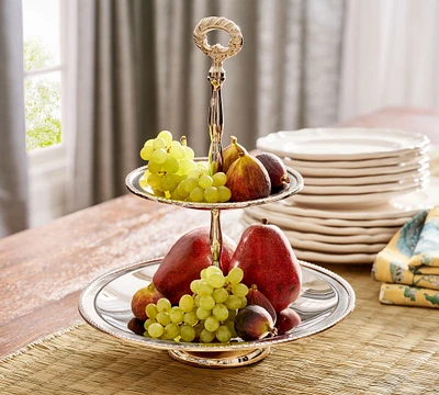 Open Box: Heritage Silver Tiered Stand