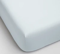 400-Thread-Count Organic Percale Fitted Sheet