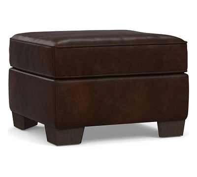 Buchanan Leather Ottoman