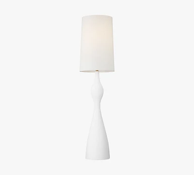 Dina Ceramic Floor Lamp (58")