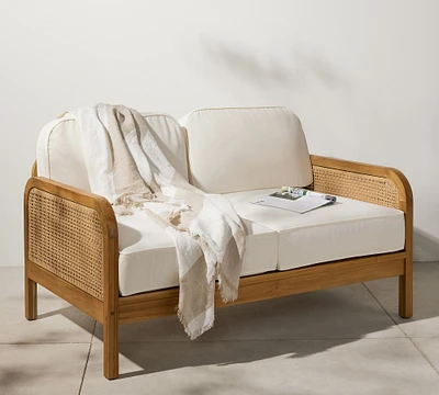 Dolores Teak Outdoor Sofa (55"-87")