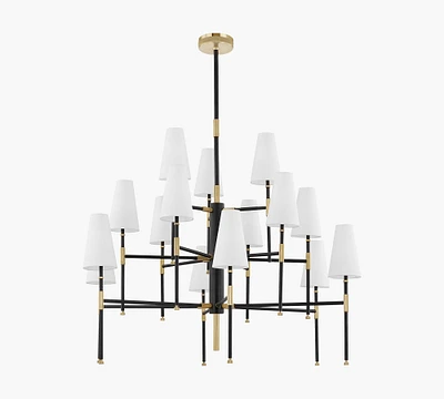 Bowman Metal Chandelier (28"-48")