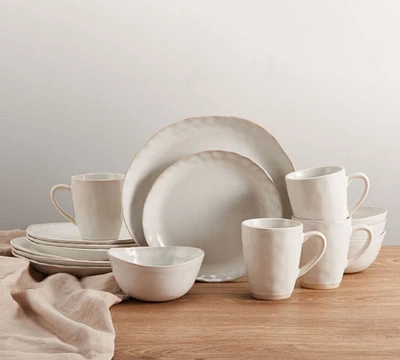 Cora Stoneware 16-Piece Dinnerware Set
