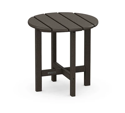 Pottery Barn x Polywood Round Outdoor Side Table (18")