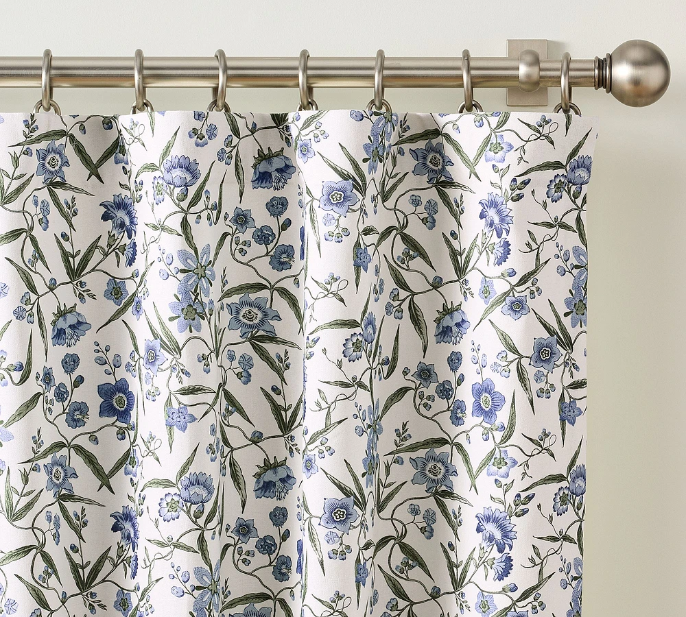 Iris Floral Curtain