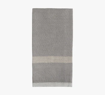 Caravan Laundered Linen Stripe Tea Towel - Set of 2