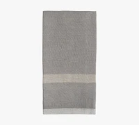 Caravan Laundered Linen Stripe Tea Towel - Set of 2