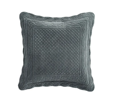 Velvet Heirloom Quilted Shams