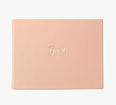 Leather-Bound Guest Book