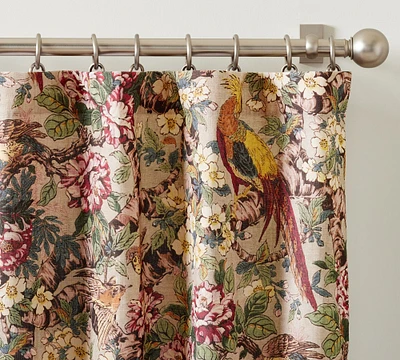 Open Box: Pheasant Floral Curtain