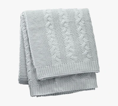 Evette Scented Cable Knit Throw
