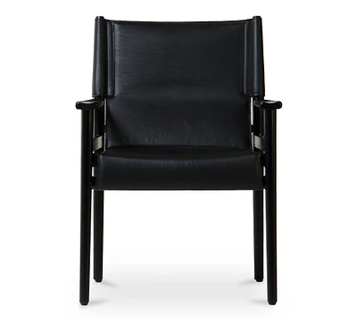 Calvin Leather Dining Armchair