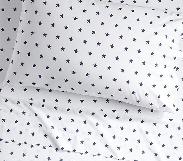 Pottery Barn Parker Organic Percale Sheet Set