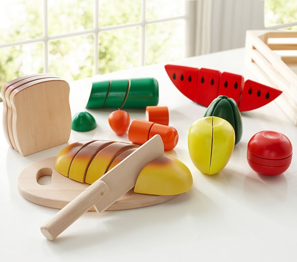 Wooden Food Set