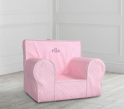 Light Pink Pin Dot Anywhere Chair® Slipcover Only