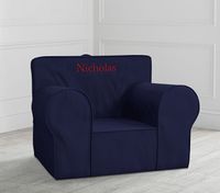 Oversized Navy Anywhere Chair® Slipcover Only