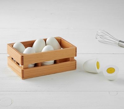 Wooden Egg Crate Set