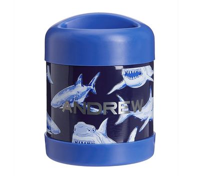 Mackenzie Blue Glow-in-the-Dark Sharks Hot & Cold Container