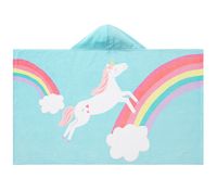Unicorn Rainbow Kid Beach Hooded Towel