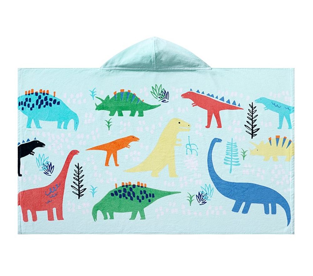 Dinosaur Kid Beach Hooded Towel